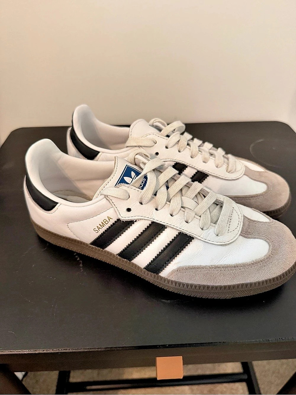 adidas Samba OG Sneakers White & Gray Size US Men’s 6.5/ US Women’s 8